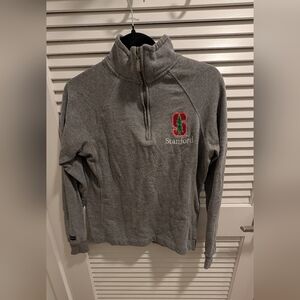 Stanford Women's Quarter Zip Up Sweater